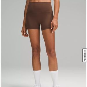 LULULEMON WUNDER TRAIN SHORTS 4"